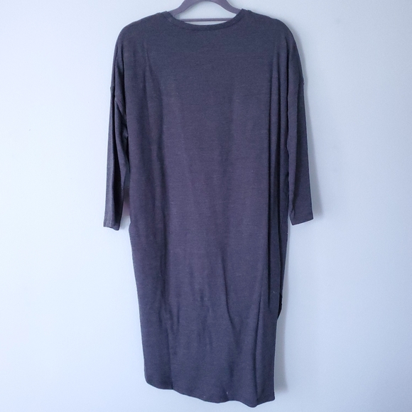 Twisted-Front Sweatshirt Dress - Picture 3 of 6